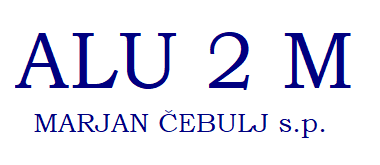 ALU 2 M MARJAN ČEBULJ s.p.